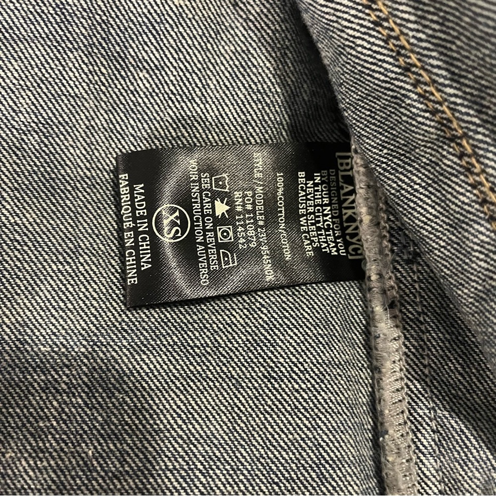 BLANKNYC Denim Jacket Classic Denim XS Blue - Picture 4 of 9